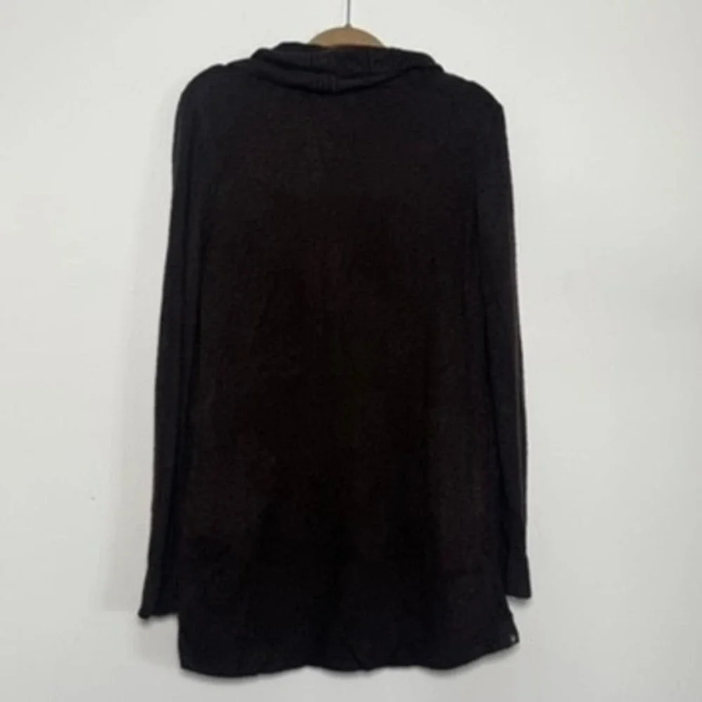 Barefoot Dreams Cardigan‎ Womens M Brown CozyChic Lite 452 Open Front Shawl Wrap